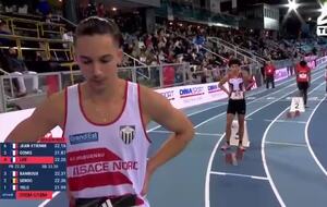 Finale 200m Timéo France U18 février 2025 Liévin