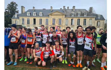 Les podiums et les belles places aux départementaux de cross